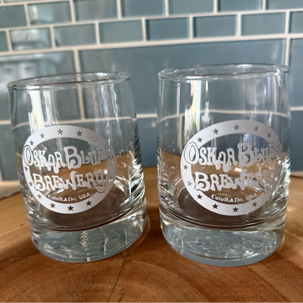 Oskar Blues Glass Tumbler - Set of 2